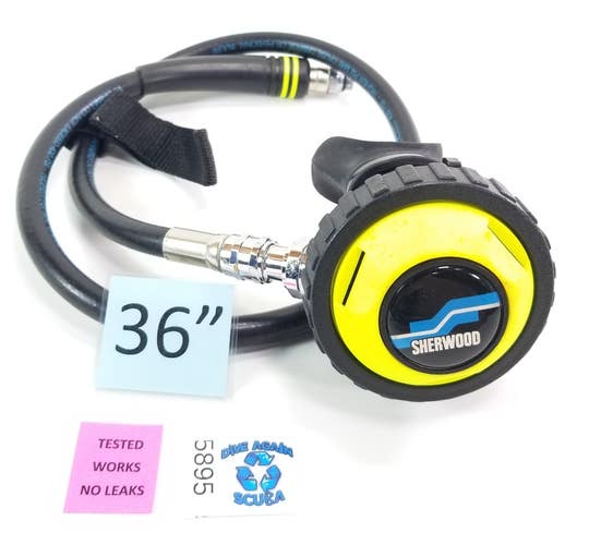Sherwood Magnum Octopus Octo 2nd Second Stage Scuba Diving Regulator 36" hose
