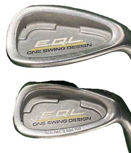 Tommy Armour E.Q.L. One Swing Design Wedge Set PW, SW Regular Flex Steel 37" RH