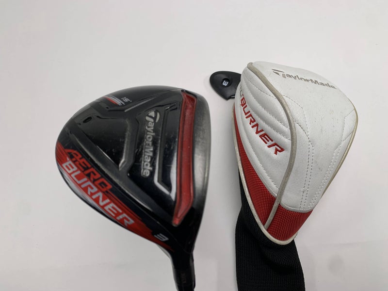 TaylorMade Aeroburner Black 3 Fairway Wood 15* Speed Rul-Z 60g Stiff RH HC