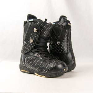Burton Lodi Women's Size W 6.0 Snowboard Boots Soft Flex All Mountain (Used)