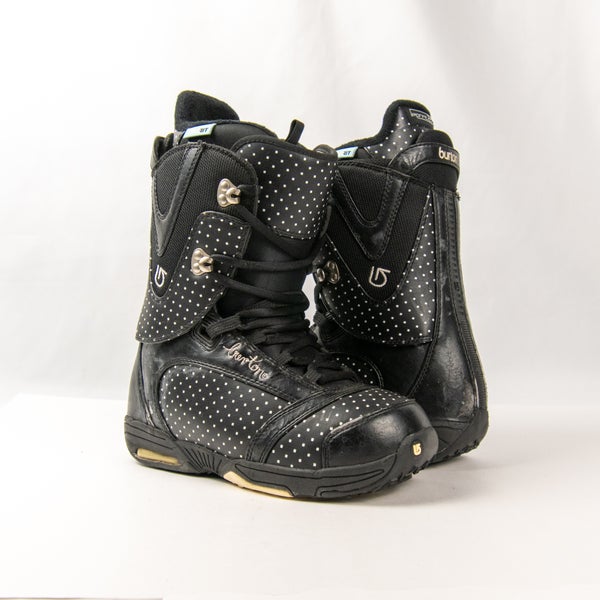 Burton Lodi Women's Size W 6.0 Snowboard Boots Soft Flex All Mountain (Used)