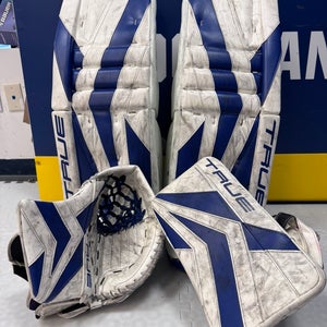 Blue 33" Senior True 7X3 Goalie Full Set Regular (Used)