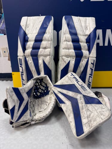 Blue 33" Senior True 7X3 Goalie Full Set Regular (Used)