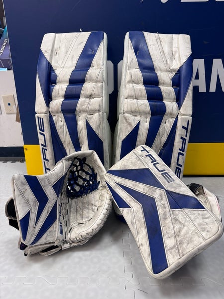 Blue 33" Senior True 7X3 Goalie Full Set Regular (Used)