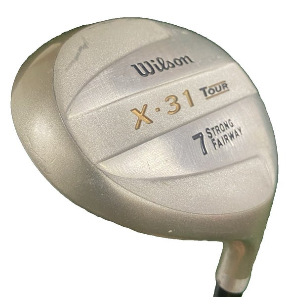 Wilson X-31 Tour Strong Fairway 7 Wood Ladies Graphite 41" RH New Grip HC Nice