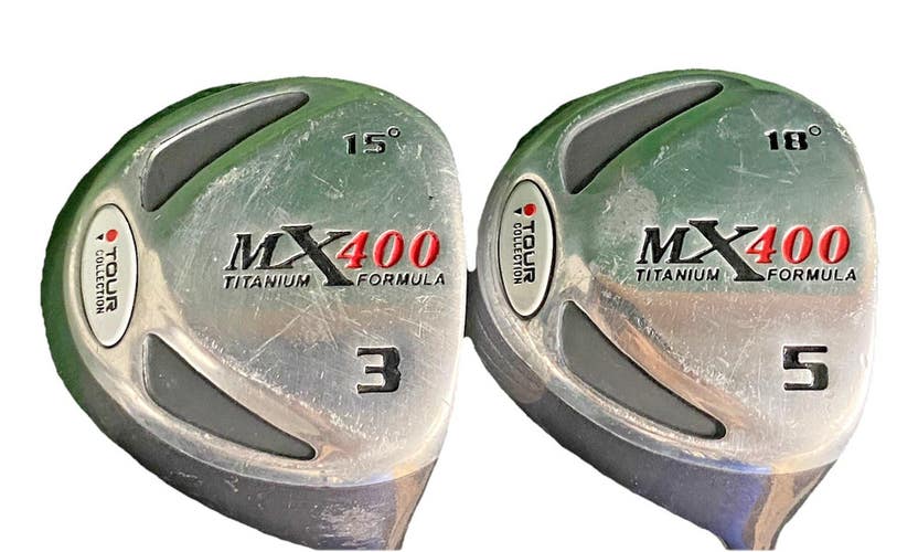 Tour Collection MX400 Ti Fairway Wood Set 3w, 5w Regular Graphite Nice Grips RH