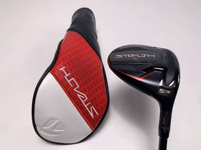 TaylorMade Stealth 2 5 Fairway Wood 18* Fujikura Ventus Red TR 5R Regular RH HC