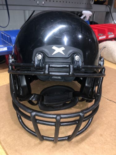USED XENITH X2E+ YOUTH FOOTBALL HELMET - LARGE - BLACK