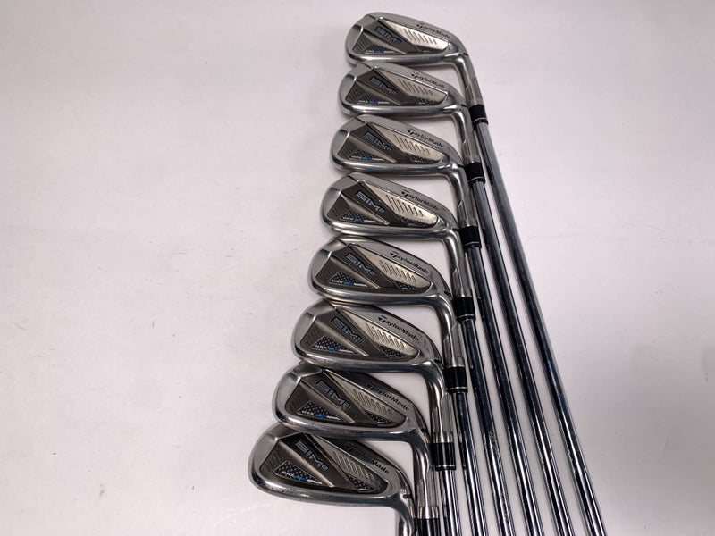 TaylorMade SIM MAX Iron Set 4-PW+GW KBS Max 85g Regular Steel Mens RH