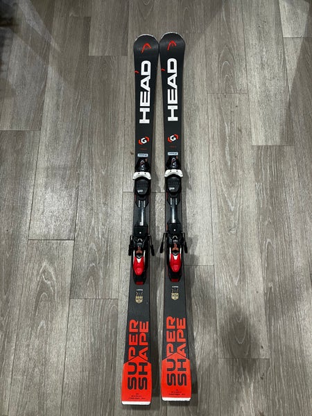 HEAD Supershape I.Rally 170cm Skis W/ PRD 12 Bindings