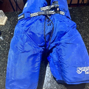 Men's Senior CCM SUPRA NAVY XL MHP 610 "PROFESSIONAL" Hockey Pants Pro Stock (Used)