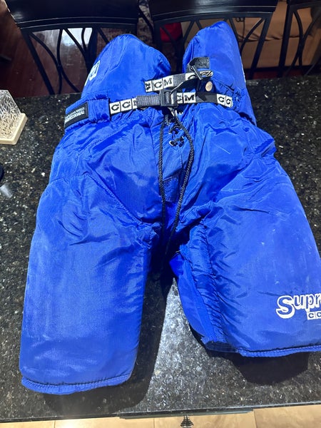 Men's Senior CCM SUPRA NAVY XL MHP 610 "PROFESSIONAL" Hockey Pants Pro Stock (Used)