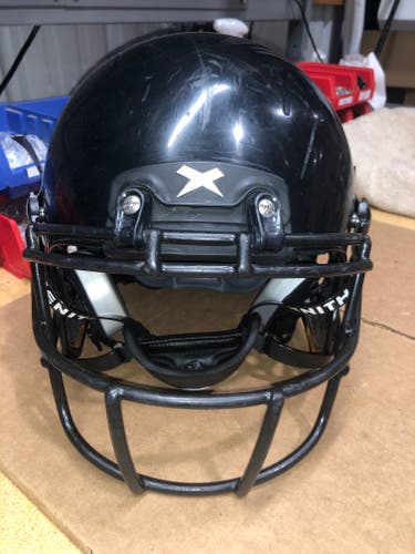 USED XENITH X2E+ YOUTH FOOTBALL HELMET - LARGE - BLACK