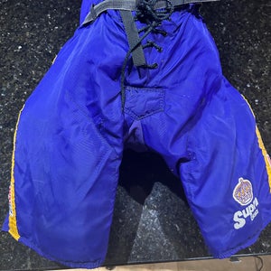 Rare Purple Supra Men's Senior LA KINGS  Large (42") HP 620 Hockey Pants Pro Stock (Used)