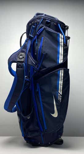 Nike Xtreme Sport IV Stand Bag Blue 8-Way Divide Dual Strap Golf Bag Sam Adams