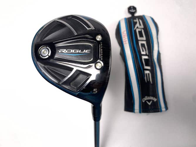 Callaway Rogue 5 Fairway Wood 18* Aldila Quaranta 40g Senior Graphite Mens RH HC