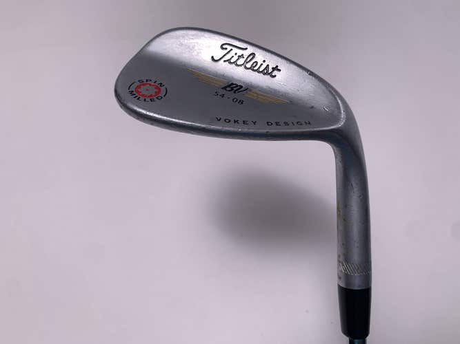 Titleist Vokey Spin Milled Chrome 2009 Sand Wedge SW 54* 8 Bounce Wedge Mens RH