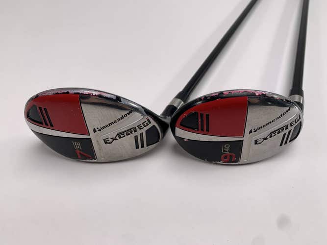 Pinemeadow Excel Egi 7 & 9 Hybrid Set 32* 40* HY Iron Senior Graphite Mens LH