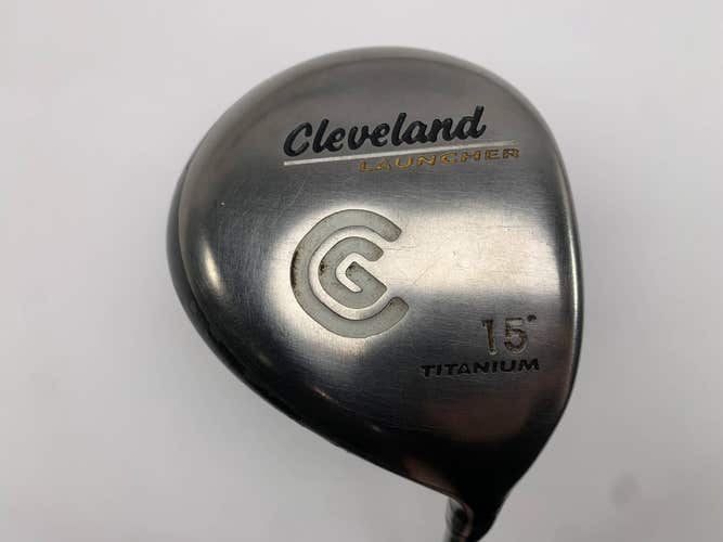 Cleveland Launcher 3 Fairway Wood 15* Aldila NV Green 65g Stiff Graphite Mens RH