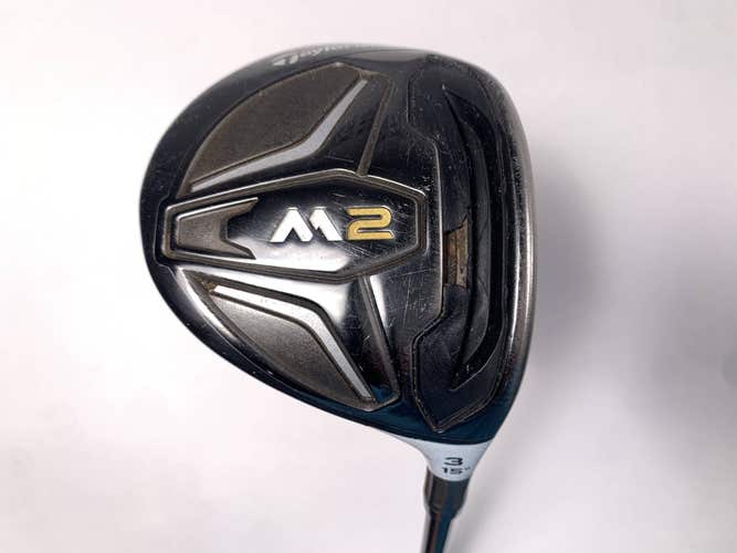 TaylorMade M2 3 Fairway Wood 15* REAX 55g Senior Graphite Mens RH