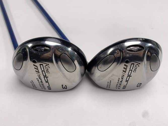 Cobra M Speed Offset 3 & 5 Fairway Wood Set 15* 18* Aldila NV-m Speed Mens RH