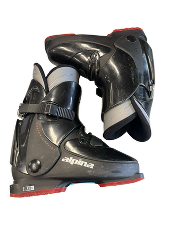 Used Alpina DISCOVERY Mens DH Ski Boot Black 305 MP - M12.5 11682-S000124250