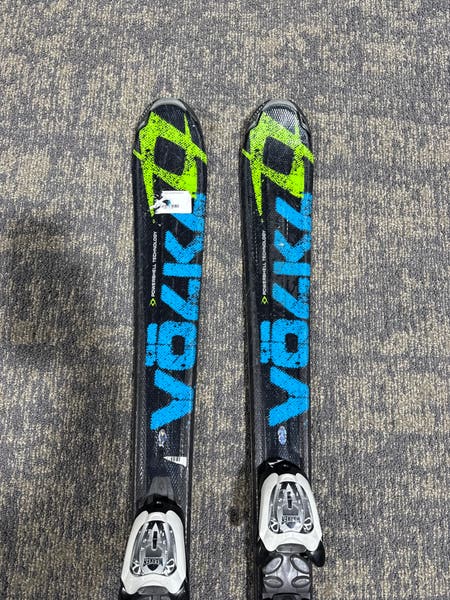 Volkl RTM Jr 130 cm Skis With Marker 4.5 Bindings (Used