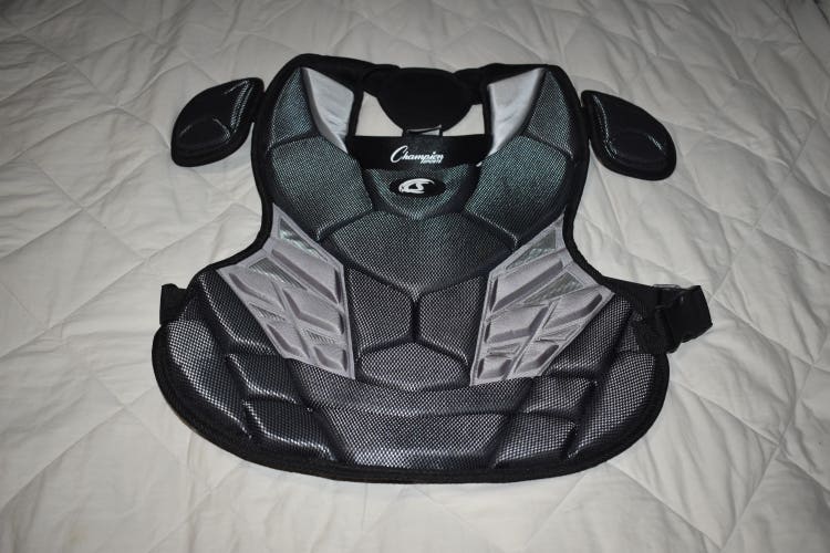 Champion Sports P100S Catchers Chest Protector, Black - Great Condition!
