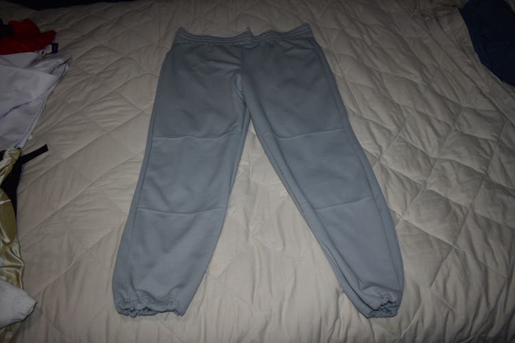 New - Russell Athletic Baseball Game Pants, Gray, Adult XXL