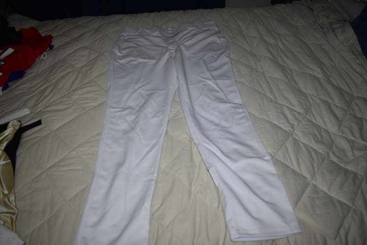 NEW - Official Issue Brand Baseball Game Pant, White, Adult XL