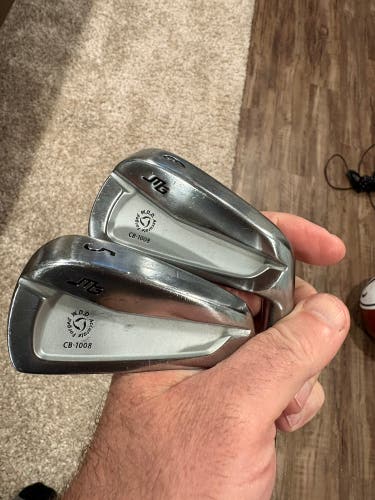 Men's 2017 Miura CB-1008 Right Handed Iron Set Stiff Flex Steel Shaft (Used)