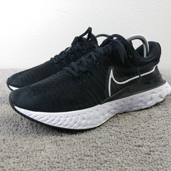 Nike React Infinity Run Flyknit 3 Womens Size 10 Running Shoes Black CT2423-002