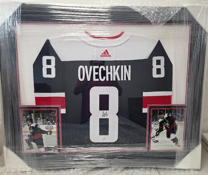 Capitals ALEXANDER OVECHKIN Deluxe Framed Signed Auto Jersey 36x44 FANATICS COA