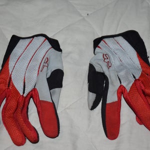 Fox Matrix Motocross Gloves, Red/Gray/Black, Small - Great Condition!
