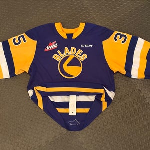 Saskatoon Blades authentic on-ice jersey