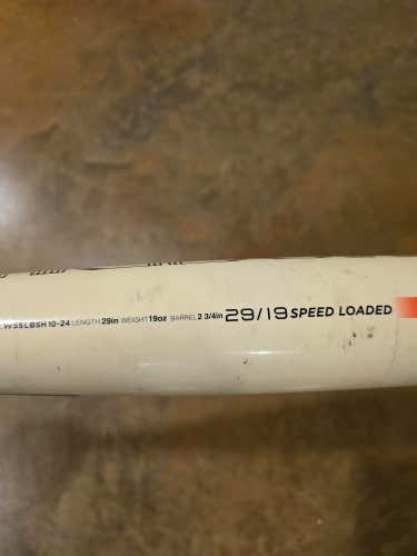 2024 Warstic Bonesaber Hybrid USSSA Certified Bat (-10) 19 oz 29" (Used)
