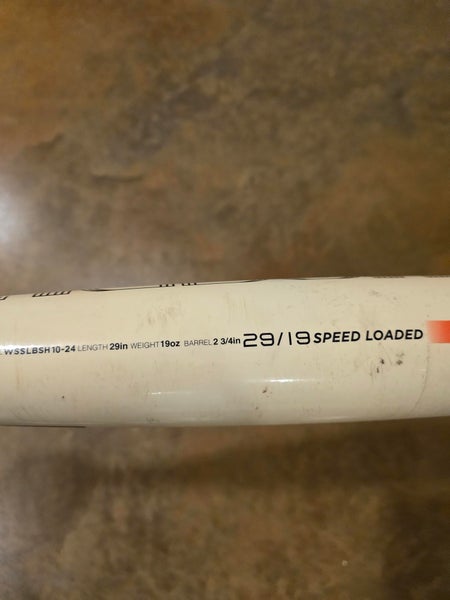 2024 Warstic Bonesaber Hybrid USSSA Certified Bat (-10) 19 oz 29" (Used)