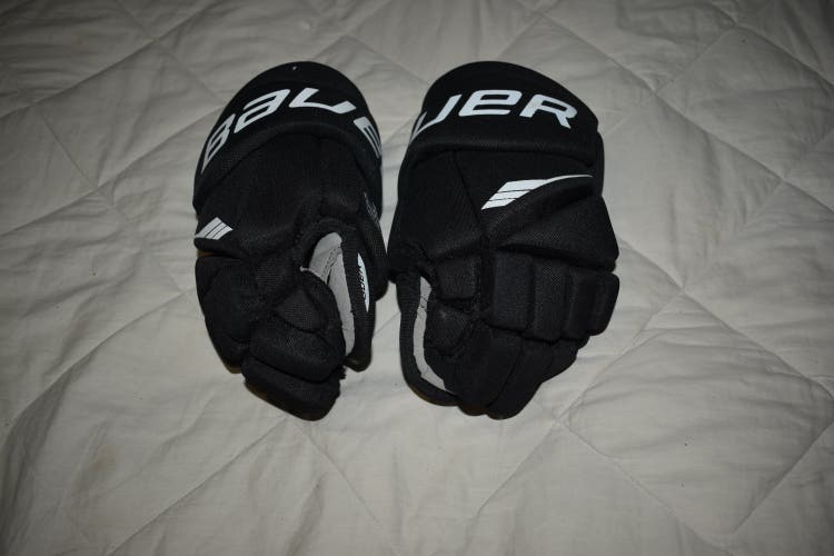 Bauer Lil Sport Hockey Player Gloves, Junior 11 Inches - Top Condition!