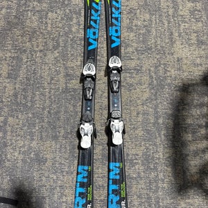 Volkl RTM Jr 130 cm Skis With Marker 4.5 Bindings (Used)