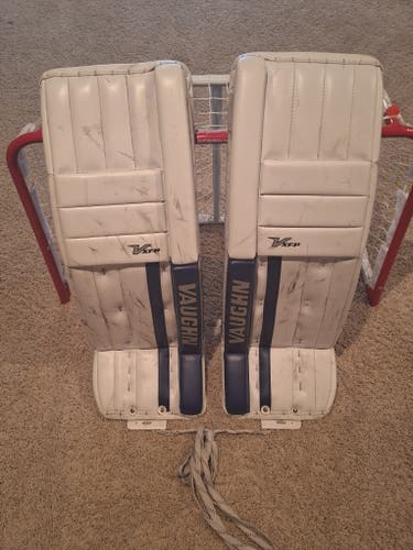 30" 2019 Vaughn Velocity XFP Goalie Leg Pads Pro Stock (Used)