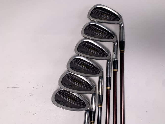 Bridgestone Precept EX Iron Set 5-PW Stiff Graphite Mens RH