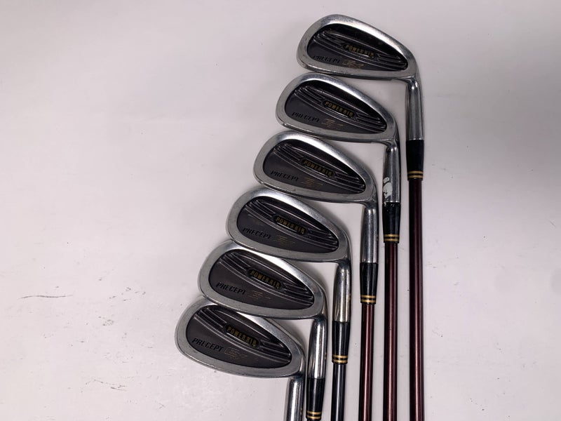 Bridgestone Precept EX Iron Set 5-PW Stiff Graphite Mens RH