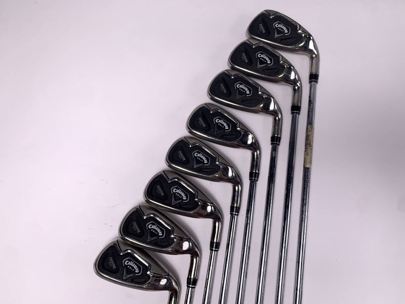 Callaway Fusion Wide Sole Iron Set 3-PW Nippon 990 Uniflex Steel Mens RH