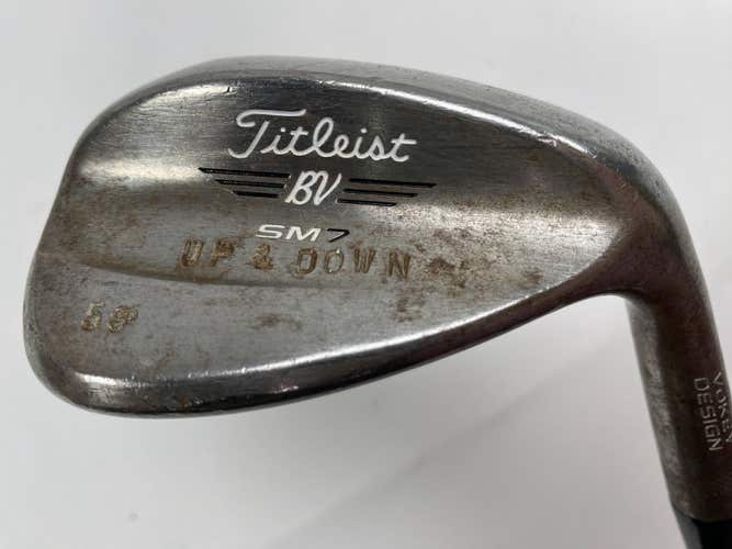 Titleist Vokey SM7 Tour Chrome Wedge 58*14 Dynamic Gold S400 Stiff Steel Mens RH