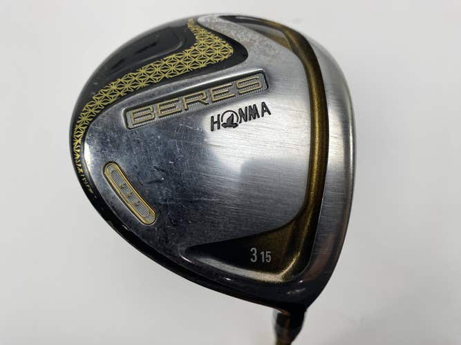 Honma Beres 07 3-Star 3 Fairway Wood 15* ARMRQ 3 Star 42g Regular RH