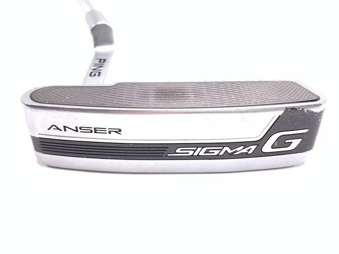 Ping Sigma G Anser Putter 35" SuperStroke Pistol GT 2.0 Black Dot Mens LH