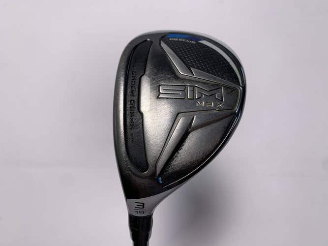 TaylorMade SIM MAX 3 Hybrid 19* Fujikura Ventus Blue 6R Regular Graphite Mens LH