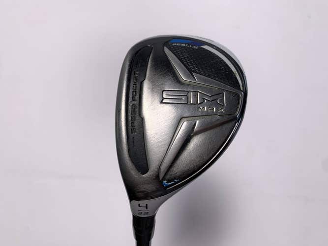 TaylorMade SIM MAX 4 Hybrid 22* Fujikura Ventus Blue 6R Regular Graphite Mens LH