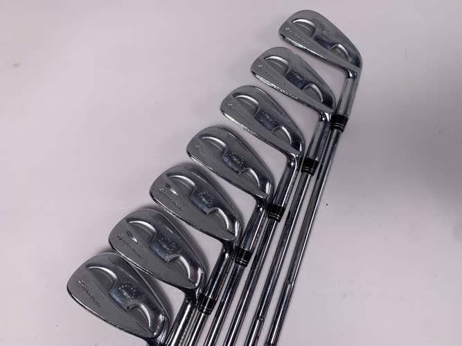TaylorMade Rac MB Iron Set 4-PW Precision FM 6.5 Extra Stiff Steel Mens RH +1''