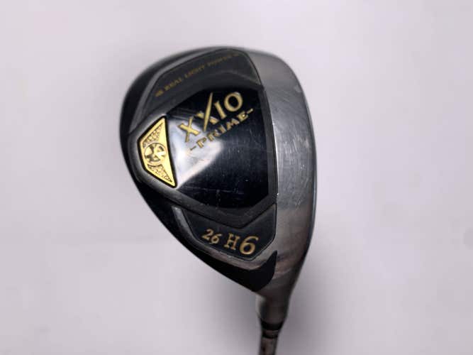 XXIO Prime 10 6 Hybrid 26* Prime SP-1000 Flex 3212 44g Regular Graphite Mens RH